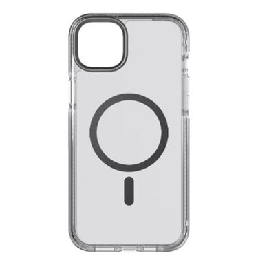 Tech21 Evo Crystal MagSafe Case for iPhone 14/15 Plus - Graphite